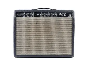 Fender Black Panel Deluxe 2-Channel 20-Watt 1x12" Guitar Combo 1963 - 1966