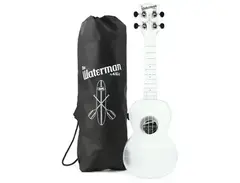 Kala Waterman Seaglass Collection Soprano Ukulele - Transparent Frosted Glass