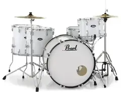Pearl Roadshow RS525WFC/C 5-piece Complete Drum Set with Cymbals - Pure White