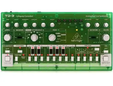 Behringer TD-3-LM Analog Bass Line Synthesizer - Lime