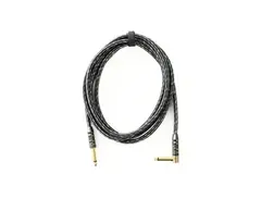 FAME Instrumentenkabel, Vintage Instrument Cable 3m Grey Straight/Angled