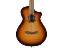 Breedlove ECO Discovery S Concertina CE Acoustic-Electric Guitar - Edgeburst Red Cedar/African Mahogany