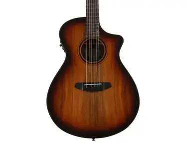 Breedlove ECO Pursuit Exotic S Concert CE Acoustic-Electric Guitar - Edgeburst Koa