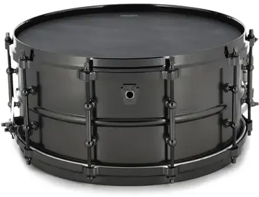 Ludwig Special-edition Satin Deluxe Black Beauty Snare Drum - 6.5 inch x 14 inch, Black Nickel Hardware