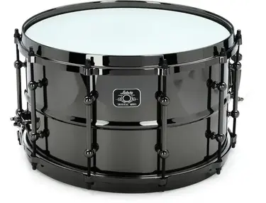 Ludwig Universal Black Brass Snare Drum - 8 x 14-inch - Polished