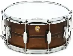 Ludwig Copper Phonic 6.5 x 14-inch Snare Drum - Raw Patina