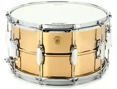 Ludwig Smooth Bronze Snare Drum - 8 x 14-inch - Polished main image
