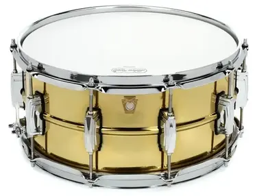 Ludwig "Super Brass" Snare Drum - 6.5 x 14-inch - Polished