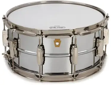 Ludwig "Super Ludwig" Chrome over Brass Snare Drum - 6.5 x 14-inch