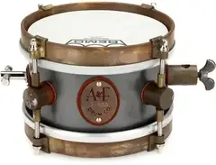 A&F Drum Company Raw Steel Snare Drum - 4 x 6-inch main image