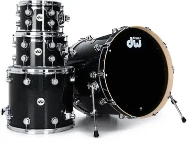 DW Collector's Series Black Ice Drum Kit