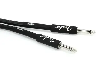 Fender 0990820026 Professional Series Straight to Straight Instrument Cable - 5 foot Black