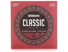 D'Addario EJ27N Student Silver-Plated Nylon Core Classical Guitar Strings - Normal Tension