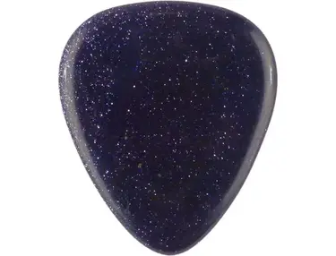 Exotic Plectrums Handmade Ultra Heavy Gauge Blue Sandstone Stone Pick