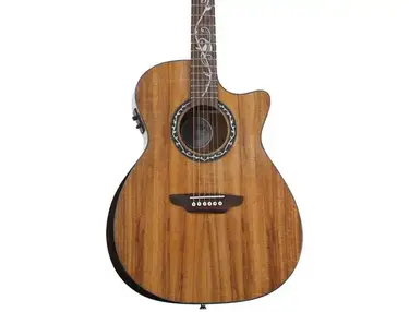 Luna Guitars Luna Vineyard Koa Bevel Grand Auditiorium Acoustic-electric Guitar - Gloss Natural