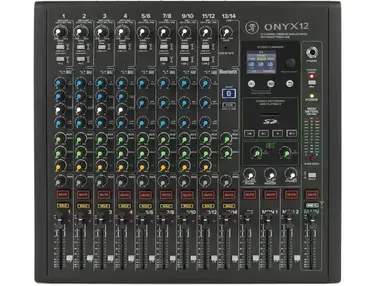Mackie Onyx12 12-channel Analog Mixer with Multi-Track USB