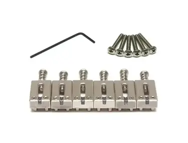 Graph Tech PG-8000-00 String Saver Classics Strat and Tele Style Saddle Set - Stainless Steel