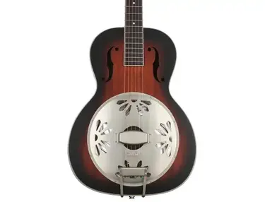 Gretsch G9241 Alligator Mahogany Round Neck Acoustic Electric Resonator - 2-color Sunburst, Padauk Fingerboard