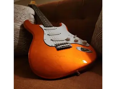 Fender Custom Shop John Cruz NAMM 2005 Tangerine Gold Flake Stratocaster