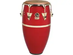 Lp Galaxy Fiberglass Fausto Cuevas Iii Signature Conga, Arena Red With Gold Hardware 12.50 In. main image