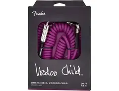 Fender 0990823001 Jimi Hendrix Voodoo Child Cable - Straight to Right Angle - 30 foot Purple