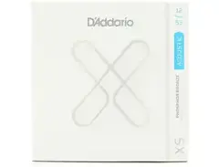 D'Addario XSAPB1253 XS Phosphor Bronze Coated Acoustic Guitar Strings - .012-.053 Light