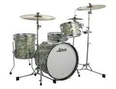 Ludwig Classic Maple Blue Olive Oyster Jazzette Drums Shell Kit