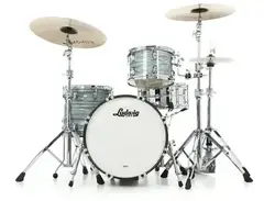 Ludwig Classic Maple Downbeat 3-piece Shell Pack - Vintage Blue Oyster