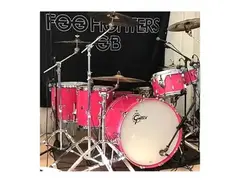 Gretsch USA Custom 3 Piece Drum Kit Taylor Hawkins Pink main image