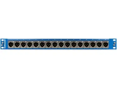 Switchcraft PT16MX2DB25 16-point XLR Male - DB25 Patchbay