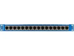 Switchcraft PT16MX2DB25 16-point XLR Male - DB25 Patchbay