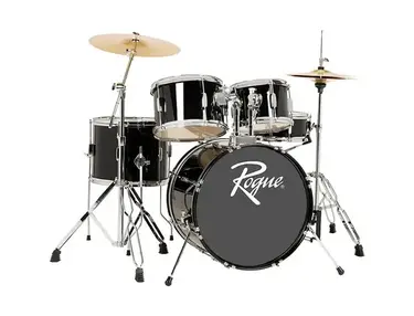 Rogue RGD0520 5-Piece Complete Drum Set Black