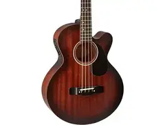 Mitchell T239B-CE-BST Terra Acoustic-Electric Bass Guitar Edge Burst main image