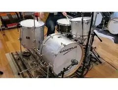 Canopus Drums 15x22 9x13 15x16 R.F.M Maple Silver Sparkle main image