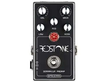 Spaceman Effects Redstone Germanium Preamp Effects Pedal Silver Standard