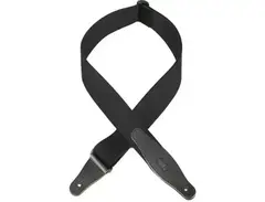 Levy's MSSR80 2" Rayon Webbing Guitar Strap with Leather Ends