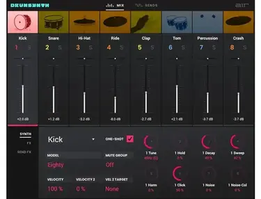AIR DrumSynth Virtual Instrument Plug-in