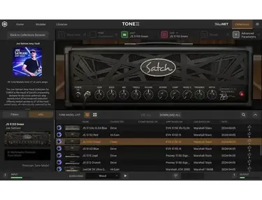 IK Multimedia TONEX Joe Satriani Amp Vault Expansion