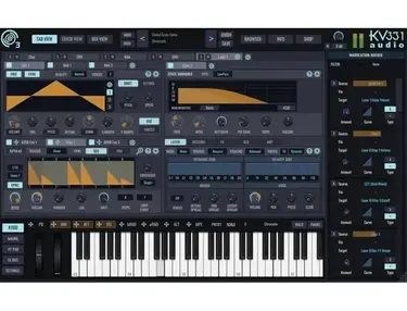 KV331 Audio SynthMaster 3 Virtual Semi-modular Synthesizer Plug-in