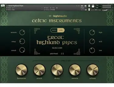 Big Fish Celtic Instruments Plug-in