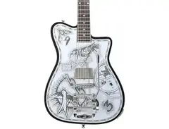 Duesenberg Alliance Series Johnny Depp Signature Guitar - Johnny Depp Tattoo Artwork main image