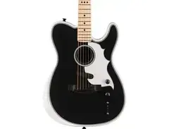 Fender Limited-edition Jack White Triplesonic Acoustasonic Telecaster - Blacktop Arctic White