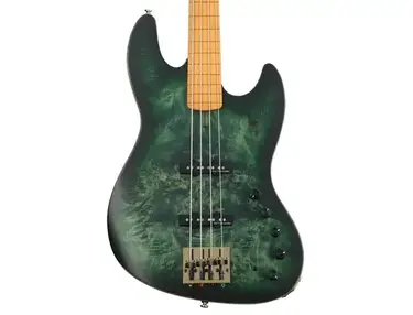Sire USA Marcus Miller V10 4-string Fretless Bass Guitar - Transparent Green Satin