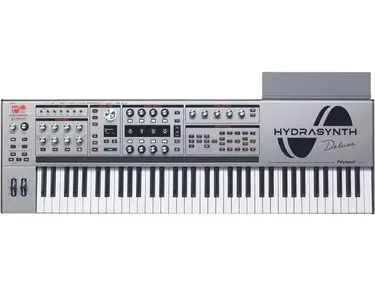 ASM Hydrasynth Deluxe 73-key 16-voice Polyphonic Wave Morphing Synthesizer - 5th-anniversary Silver Edition