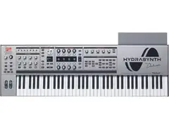 ASM Hydrasynth Deluxe 73-key 16-voice Polyphonic Wave Morphing Synthesizer - 5th-anniversary Silver Edition