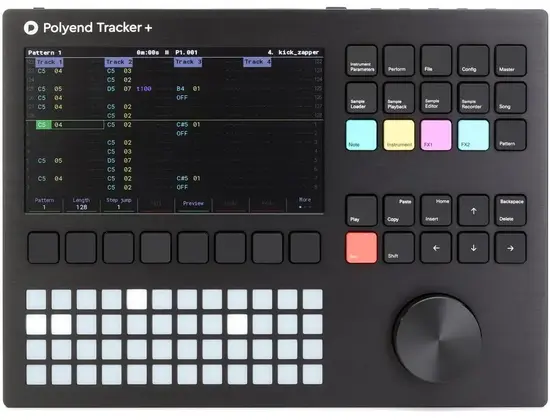 Polyend Tracker+ 16-track Stereo Sampler, Drum Machine, and Synthesizer