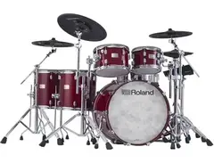 Roland VAD716 Electronic Drum Set - Gloss Cherry
