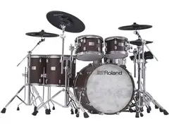 Roland VAD716 Electronic Drum Set - Satin Walnut