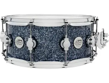DW Design Series Snare Drum - 6 x 14 inches, Blue Granite, Limited Finish