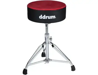 ddrum FAT Drum Throne - Black/Red